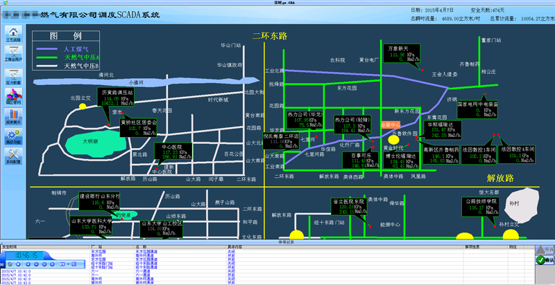 燃氣SCADA管網(wǎng)監(jiān)控系統(tǒng)